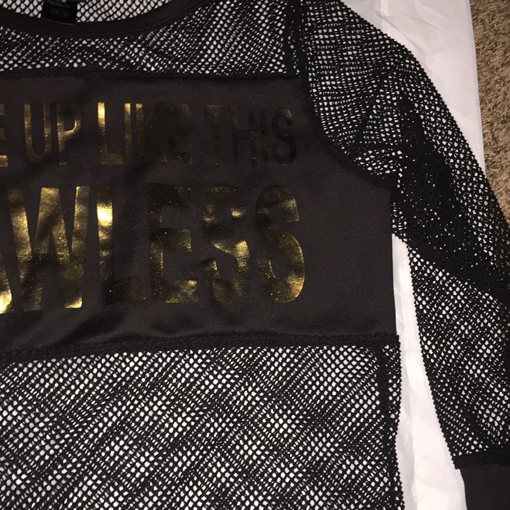 Netted shirt